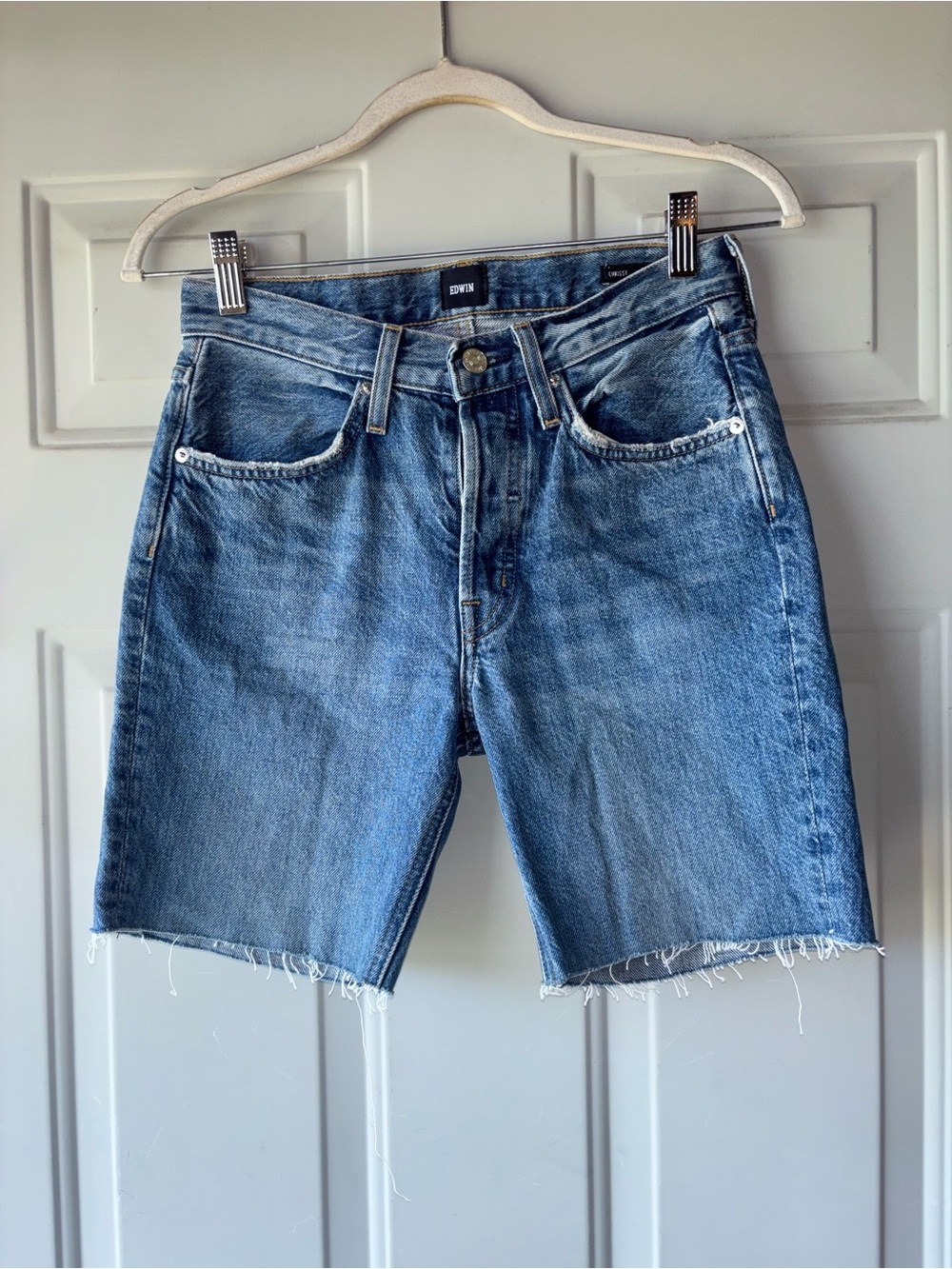 Edwin denim cut-off shorts size 25